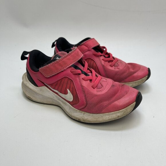 Nike Downshifter 10 PS 'Hyper Pink' Girl Sz 2Y Running Training Sports Sneaker - Picture 1 of 13